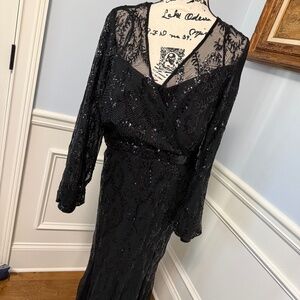 R & M Richard's Lace/Sequin Dress NWOT Sz 16